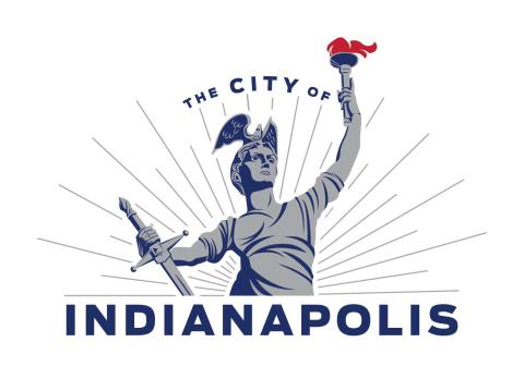 The logo of the City of Indianapolis